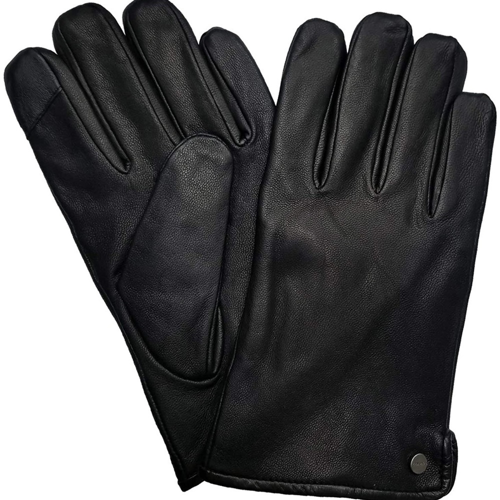 Calvin Klein Men’s Black Touchscreen Gloves Sz Large